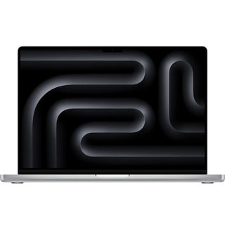 MacBook Pro 16-inch in silver on a white background